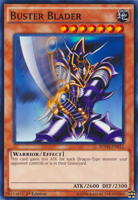 1st Edition, Common, Earth, Effect Monster, Structure Deck: Yugi Muto, Warrior Buster Blader [SDMY-EN012] Common - Trading Card World