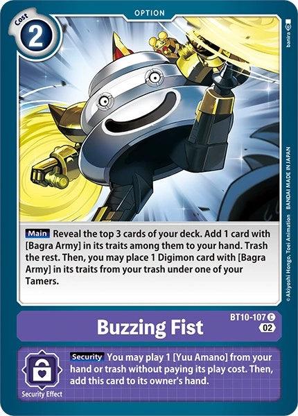 BT10-107, Common, Option, Purple, Revision Pack Cards Buzzing Fist [BT10-107] [Revision Pack Cards] - Trading Card World