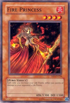 Common, Dark Beginning 1, Effect Monster, Fire, Pyro, Unlimited Fire Princess [DB1-EN234] Common - Trading Card World