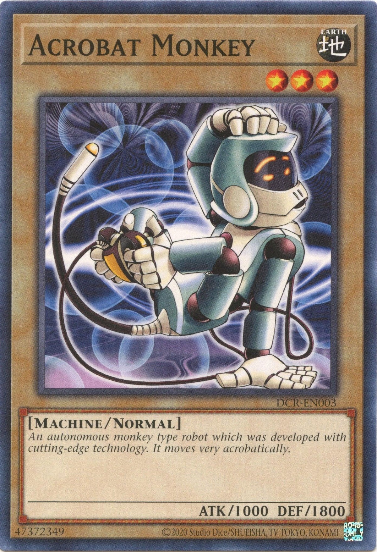 Common, Dark Crisis (25th Anniversary Edition), Earth, Machine, Normal Monster, Unlimited Acrobat Monkey (25th Anniversary) [DCR-EN003] Common - Trading Card World
