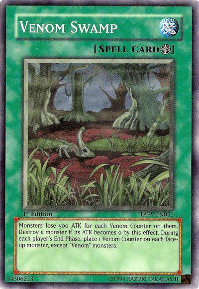 1st Edition, Common, Field Spell, Spell, Tactical Evolution, Unlimited Venom Swamp [TAEV-EN051] Common - Trading Card World