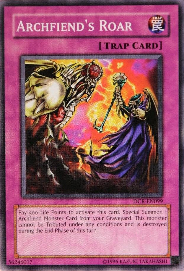 Common, Dark Crisis, Normal Trap, Trap, Unlimited Archfiend's Roar [DCR-EN099] Common - Trading Card World