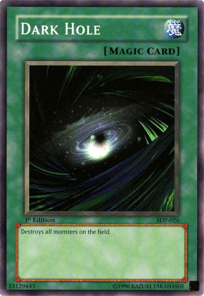 1st Edition, Common, Normal Spell, Spell, Starter Deck: Pegasus, Unlimited Dark Hole [SDP-026] Common - Trading Card World
