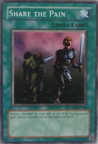 Common, Metal Raiders, Normal Spell, Spell, Unlimited Share the Pain [MRD-EN140] Common - Trading Card World