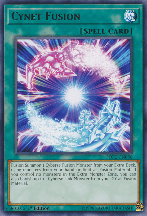 1st Edition, Normal Spell, Rare, Soul Fusion, Spell, Unlimited Cynet Fusion [SOFU-EN050] Rare - Trading Card World
