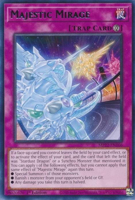 1st Edition, 2022 Tin of the Pharaoh's Gods, Continuous Trap, Rare, Trap Majestic Mirage [MP22-EN166] Rare - Trading Card World