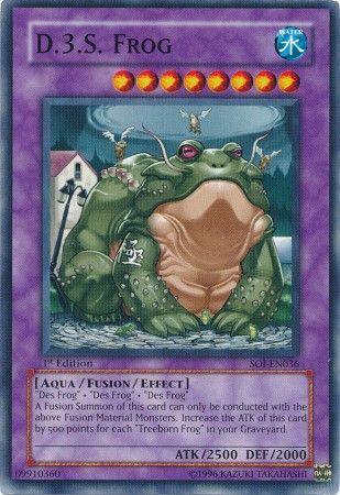 1st Edition, Aqua, Common, Fusion/Effect Monster, Shadow of Infinity, Unlimited, Water D.3.S. Frog [SOI-EN036] Common - Trading Card World
