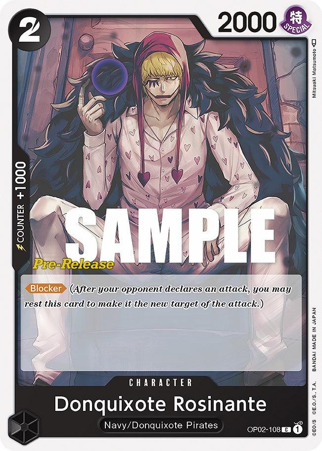 Character, Common, Donquixote Pirates, Navy, Paramount War, Paramount War Pre-Release Cards Donquixote Rosinante [Paramount War Pre-Release Cards] - Trading Card World