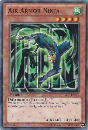 1st Edition, Effect Monster, Star Pack 2013, Starfoil Rare, Unlimited, Warrior, Wind Air Armor Ninja [SP13-EN016] Starfoil Rare - Trading Card World