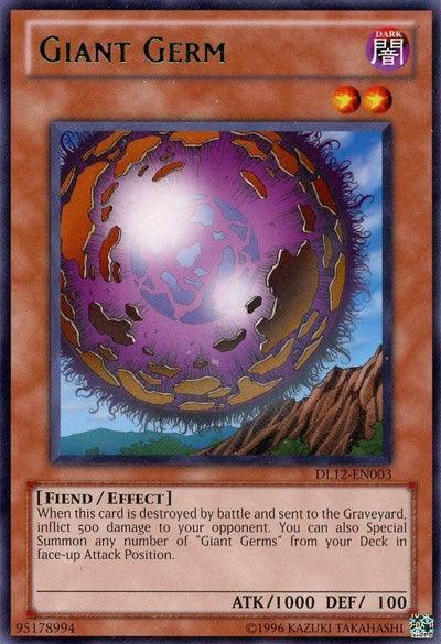 Dark, Duelist League Promo, Effect Monster, Fiend, Rare, Unlimited Giant Germ (Green) [DL12-EN003] Rare - Trading Card World
