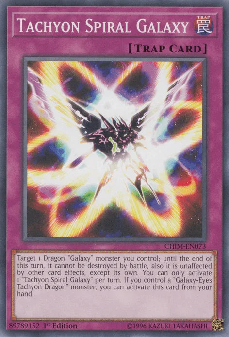 1st Edition, Chaos Impact, Common, Normal Trap, Trap, Unlimited Tachyon Spiral Galaxy [CHIM-EN073] Common - Trading Card World