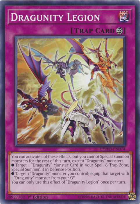 1st Edition, Common, Continuous Trap, Cybernetic Horizon, Trap, Unlimited Dragunity Legion [CYHO-EN074] Common - Trading Card World