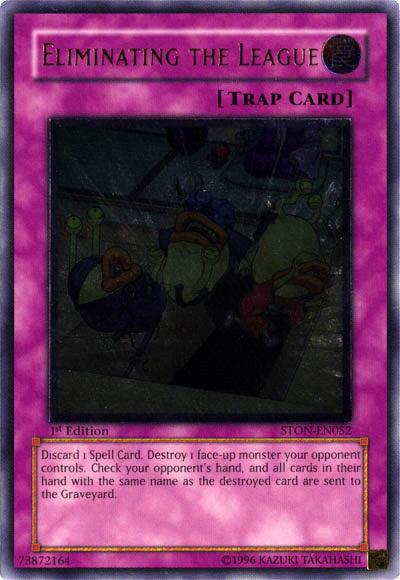 1st Edition, Normal Trap, Strike of Neos, Trap, Ultimate Rare, Unlimited Eliminating the League [STON-EN052] Ultimate Rare - Trading Card World