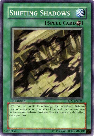 1st Edition, Common, Continuous Spell, Spell, Structure Deck: Invincible Fortress, Unlimited Shifting Shadows [SD7-EN025] Common - Trading Card World