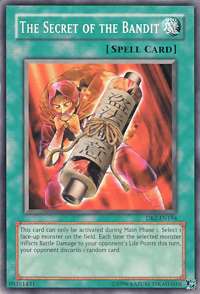 Common, Dark Beginning 2, Normal Spell, Spell, Unlimited The Secret of the Bandit [DB2-EN194] Common - Trading Card World