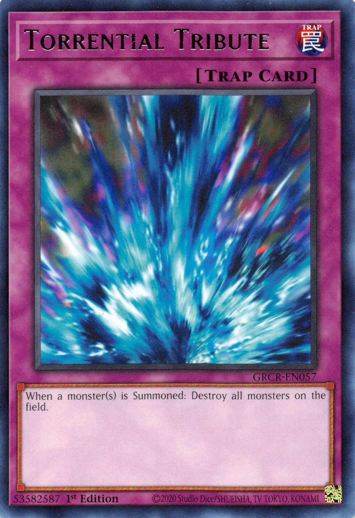 1st Edition, Normal Trap, Rare, The Grand Creators, Trap Torrential Tribute [GRCR-EN057] Rare - Trading Card World