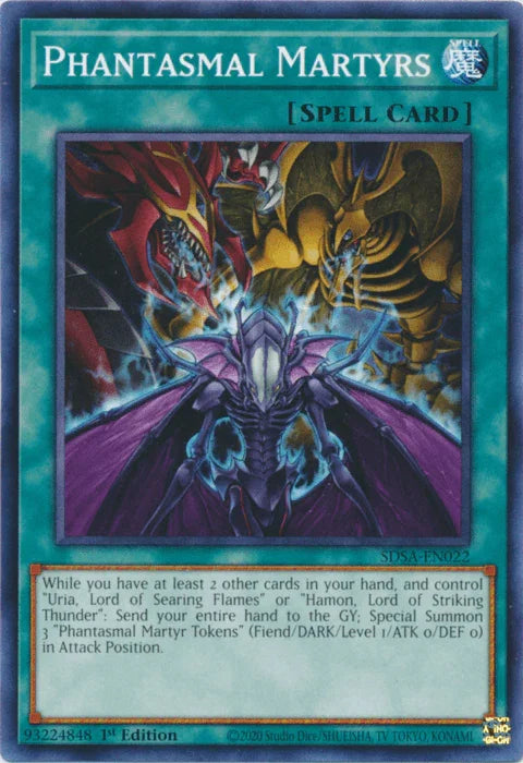 1st Edition, Common, Normal Spell, Spell, Structure Deck: Sacred Beasts Phantasmal Martyrs [SDSA-EN022] Common - Trading Card World
