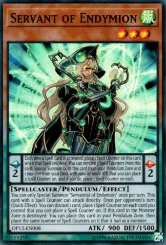 OTS Tournament Pack 12, Pendulum/Effect Monster, Spellcaster, Super Rare, Unlimited, Wind Servant of Endymion [OP12-EN008] Super Rare - Trading Card World
