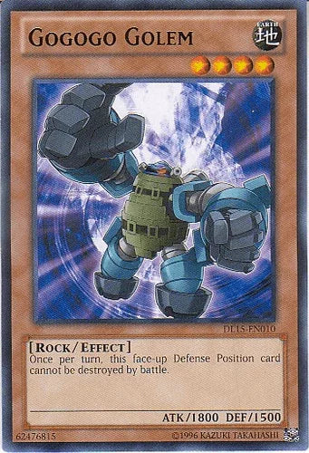 Duelist League Promo, Earth, Effect Monster, Rare, Rock, Unlimited Gogogo Golem (Green) [DL15-EN010] Rare - Trading Card World