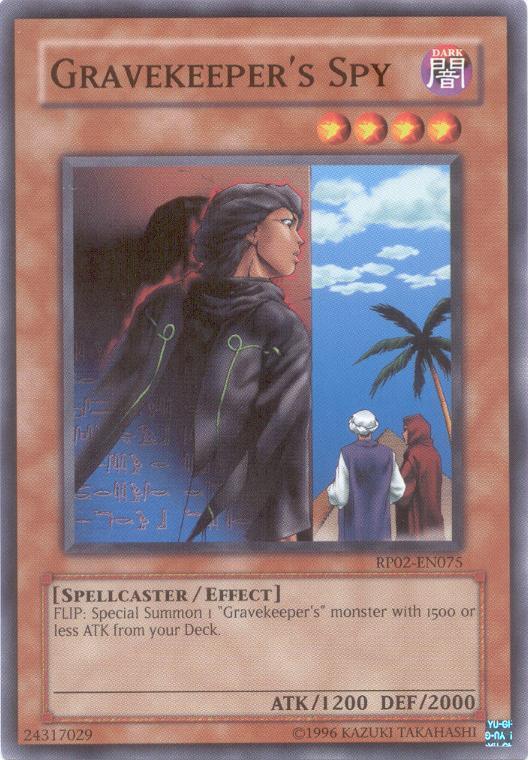 Common, Dark, Effect Monster, Retro Pack 2, Spellcaster, Unlimited Gravekeeper's Spy [RP02-EN075] Common - Trading Card World