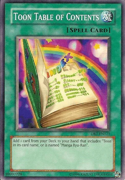 Common, Dark Beginning 2, Normal Spell, Spell, Unlimited Toon Table of Contents [DB2-EN121] Common - Trading Card World