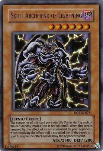 Dark, Dark Crisis, Effect Monster, Fiend, Ultra Rare, Unlimited Skull Archfiend of Lightning [DCR-EN073] Ultra Rare - Trading Card World