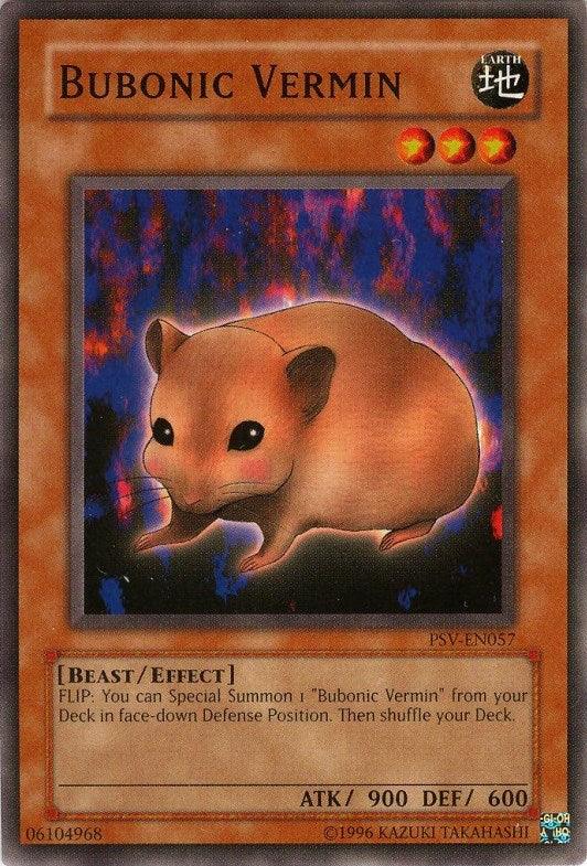 Beast, Common, Earth, Effect Monster, Pharaoh's Servant, Unlimited Bubonic Vermin [PSV-EN057] Common - Trading Card World