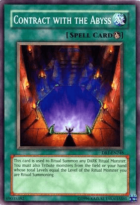 Common, Dark Revelation Volume 1, Ritual Spell, Spell, Unlimited Contract with the Abyss [DR1-EN248] Common - Trading Card World