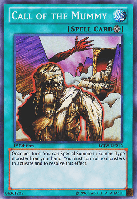 1st Edition, Continuous Spell, Legendary Collection 4: Joey's World, Spell, Super Rare Call of the Mummy [LCJW-EN212] Super Rare - Trading Card World