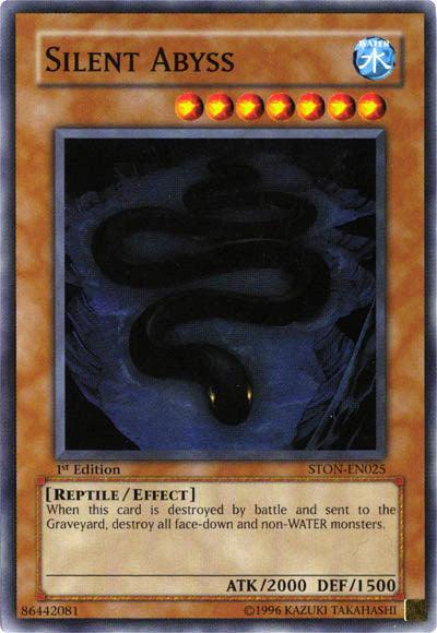 1st Edition, Common, Effect Monster, Reptile, Strike of Neos, Unlimited, Water Silent Abyss [STON-EN025] Common - Trading Card World
