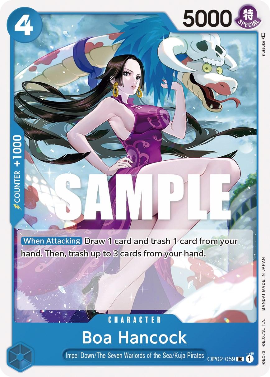 Character, Impel Down, Kuja Pirates, Paramount War, The Seven Warlords of the Sea, Uncommon Boa Hancock [Paramount War] - Trading Card World