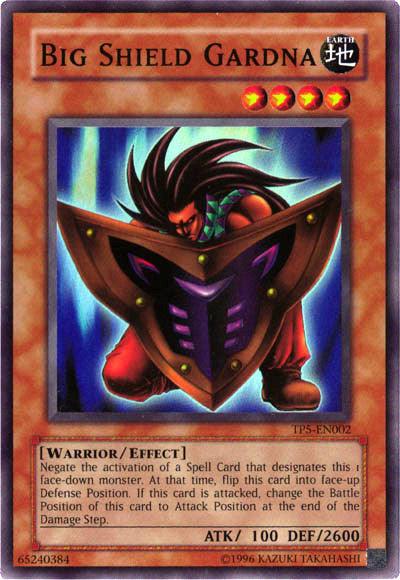 Earth, Effect Monster, Super Rare, Tournament Pack 5, Unlimited, Warrior Big Shield Gardna [TP5-EN002] Super Rare - Trading Card World
