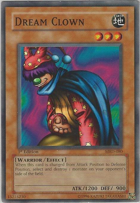 1st Edition, Common, Earth, Effect Monster, Metal Raiders, Unlimited, Warrior Dream Clown [MRD-080] Common - Trading Card World