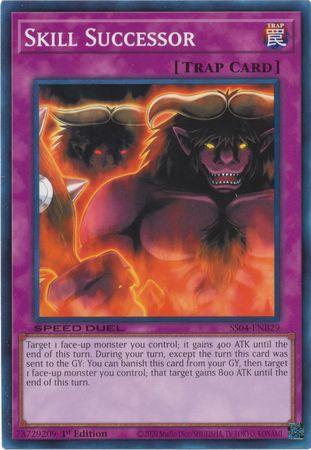 1st Edition, Common, Normal Trap, Speed Duel: Match of the Millennium, Trap Skill Successor [SS04-ENB29] Common - Trading Card World
