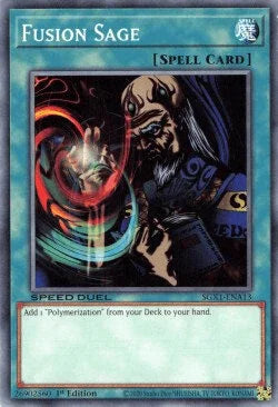 1st Edition, Common, Normal Spell, Speed Duel GX: Duel Academy Box, Spell Fusion Sage [SGX1-ENA13] Common - Trading Card World