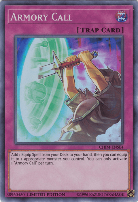 Chaos Impact, Limited, Normal Trap, Super Rare, Trap Armory Call [CHIM-ENSE4] Super Rare - Trading Card World