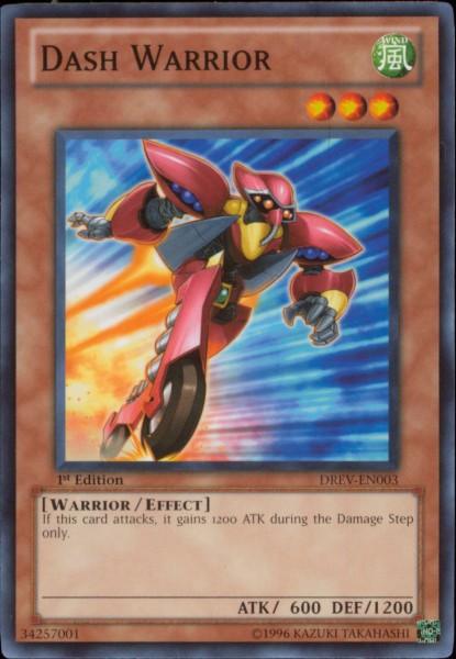 1st Edition, Common, Duelist Revolution, Effect Monster, Unlimited, Warrior, Wind Dash Warrior [DREV-EN003] Common - Trading Card World