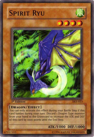 1st Edition, Common, Dragon, Effect Monster, Starter Deck: Kaiba Evolution, Unlimited, Wind Spirit Ryu [SKE-023] Common - Trading Card World