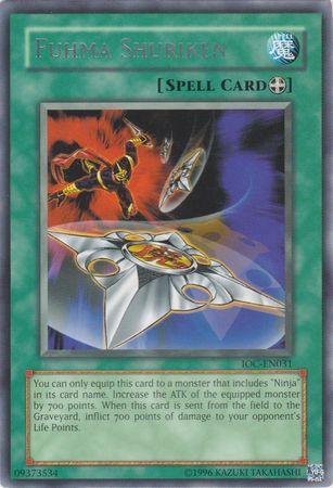 Equip Spell, Invasion of Chaos, Rare, Spell, Unlimited Fuhma Shuriken [IOC-EN031] Rare - Trading Card World
