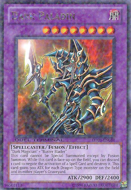 Dark, Duel Terminal 3, Fusion/Effect Monster, Limited, Rare, Spellcaster Dark Paladin [DT03-EN034] Rare - Trading Card World