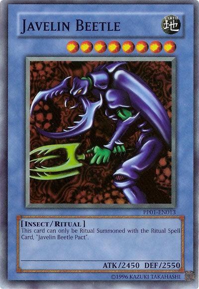 Earth, Insect, Premium Pack 1, Ritual Monster, Super Rare, Unlimited Javelin Beetle [PP01-EN013] Super Rare - Trading Card World