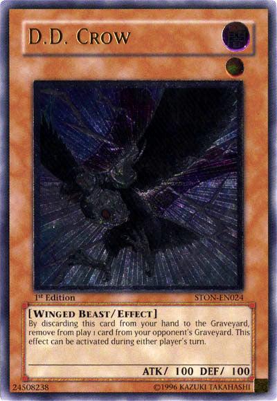 1st Edition, Dark, Effect Monster, Strike of Neos, Ultimate Rare, Unlimited, Winged Beast D.D. Crow [STON-EN024] Ultimate Rare - Trading Card World