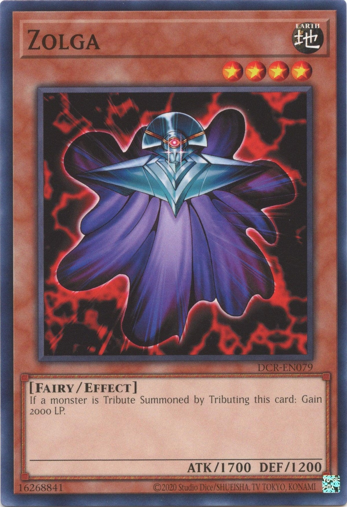 Common, Dark Crisis (25th Anniversary Edition), Earth, Effect Monster, Fairy, Unlimited Zolga (25th Anniversary) [DCR-EN079] Common - Trading Card World