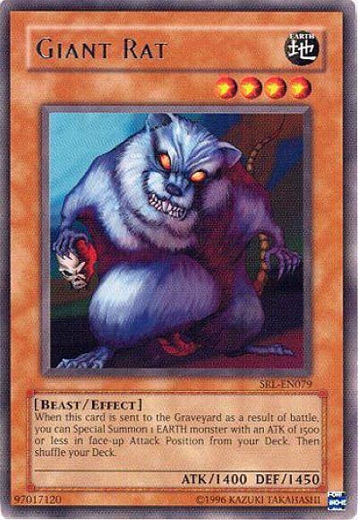 Beast, Earth, Effect Monster, Rare, Spell Ruler, Unlimited Giant Rat [SRL-EN079] Rare - Trading Card World