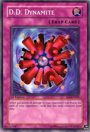 1st Edition, Common, Flaming Eternity, Normal Trap, Trap, Unlimited D.D. Dynamite [FET-EN057] Common - Trading Card World