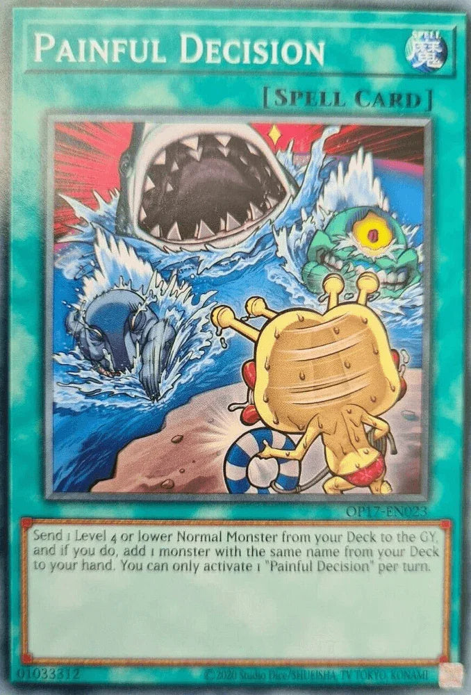 Common, Normal Spell, OTS Tournament Pack 17, Spell, Unlimited Painful Decision [OP17-EN023] Common - Trading Card World