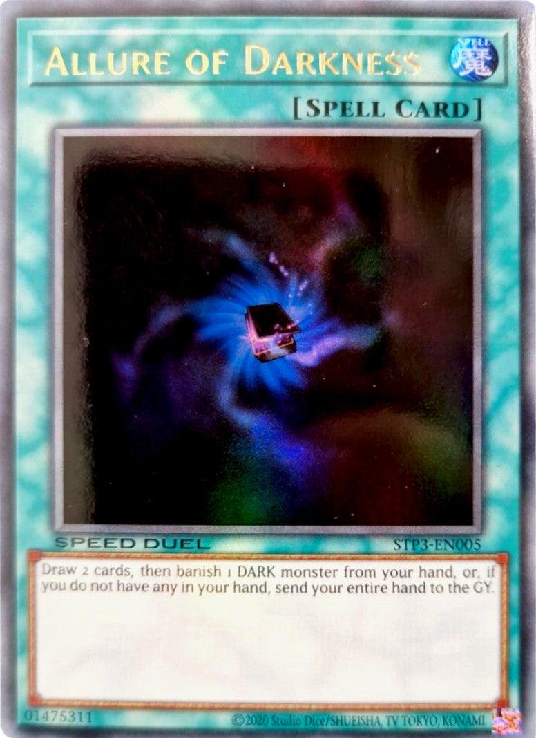 Normal Spell, Speed Duel: Tournament Pack 3, Spell, Ultra Rare, Unlimited Allure of Darkness [STP3-EN005] Ultra Rare - Trading Card World