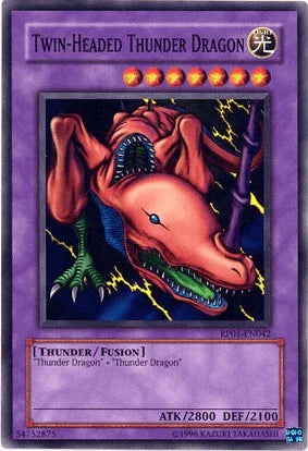 Common, Fusion Monster, Light, Retro Pack 1, Thunder, Unlimited Twin-Headed Thunder Dragon [RP01-EN042] Common - Trading Card World
