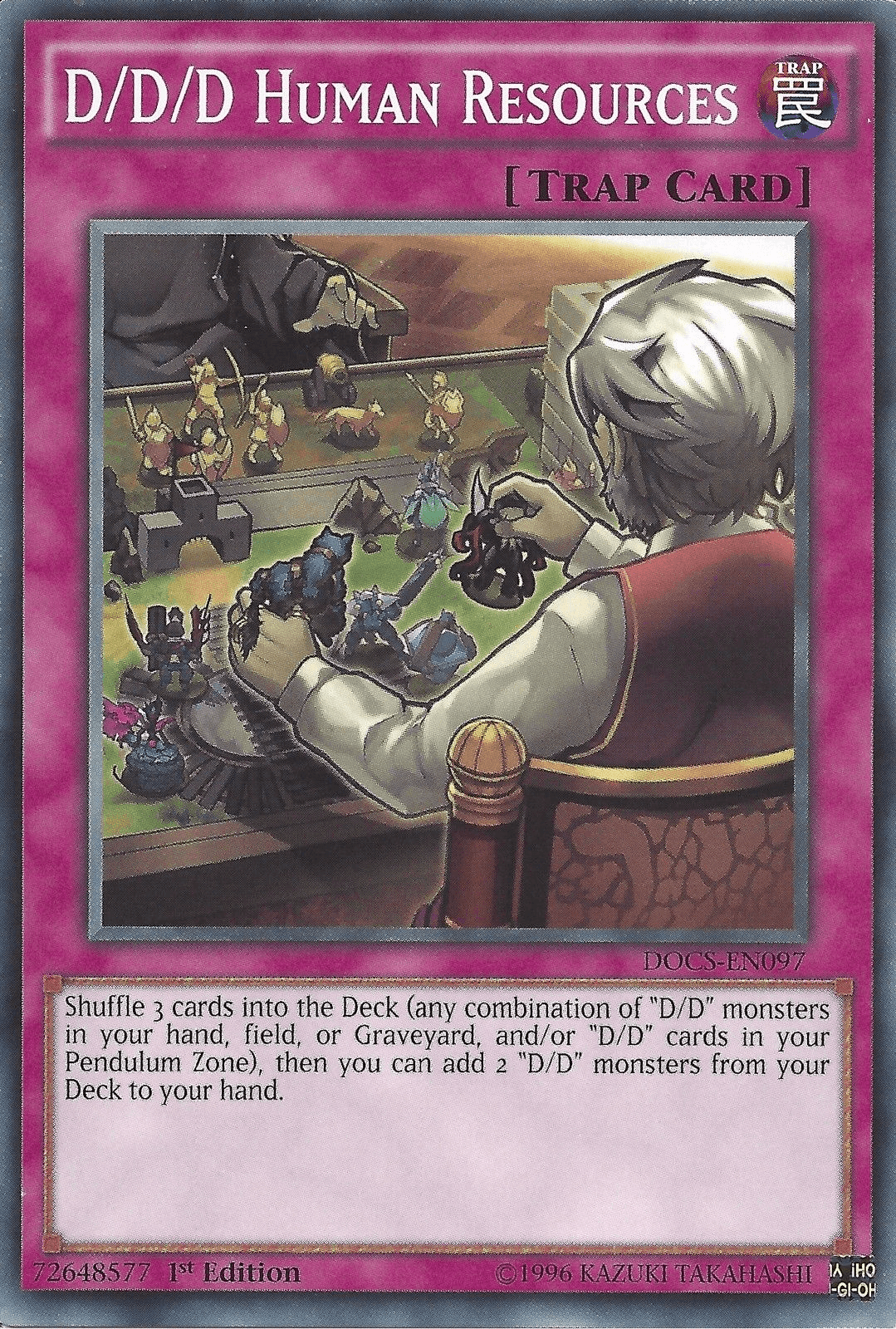 1st Edition, Common, Dimension of Chaos, Normal Trap, Trap, Unlimited D/D/D Human Resources [DOCS-EN097] Common - Trading Card World