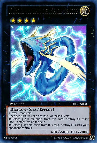 1st Edition, Dragon, Light, Return of the Duelist, Ultra Rare, Unlimited, Xyz/Effect Monster Number 91: Thunder Spark Dragon [REDU-EN098] Ultra Rare - Trading Card World